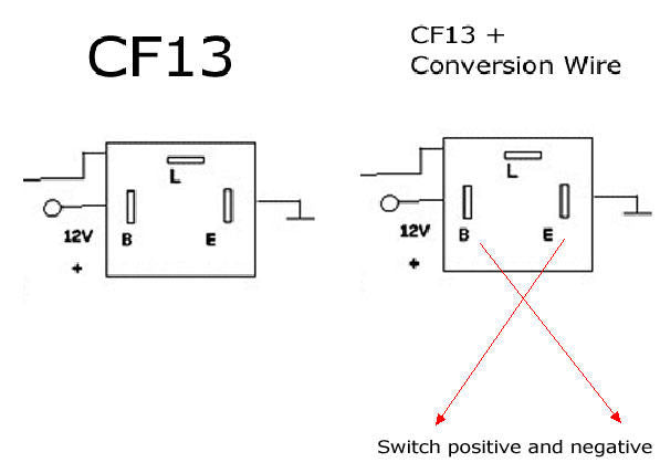 3 Pin CF13 & CF14 LED Flasher Relay - Fix Hyper Blinking for Turn Signal Lights | Compatible with Cars, Trucks, Motorcycles | Easy Installation for LED Conversion