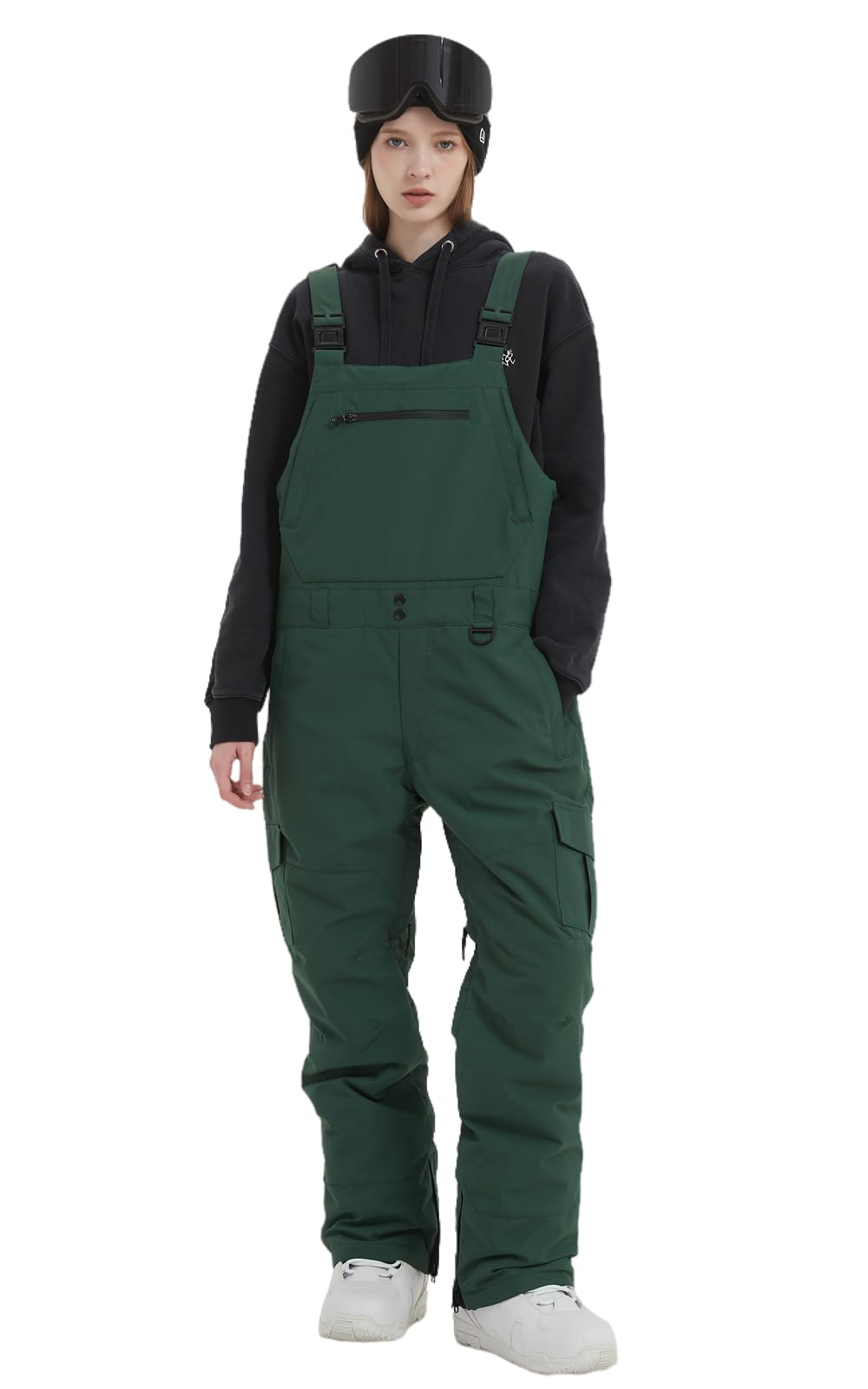 Men's & Women's Adjustable Snow Bib Overalls - Windproof Waterproof Insulated Ski Pants for Winter Sports & Outdoor Activities | Perfect for Skiing, Snowboarding & Cold Weather Adventures