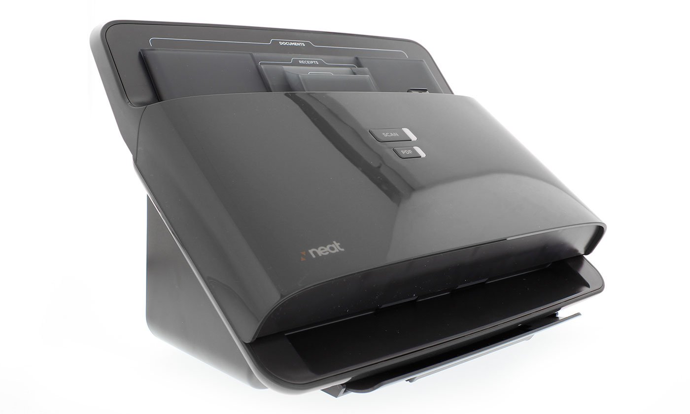 NeatDesk Desktop Document Scanner for PC & Mac | Black | Digital Filing System with DVO Cook'n Organizer Software | Perfect for Home Office & Small Business Document Management