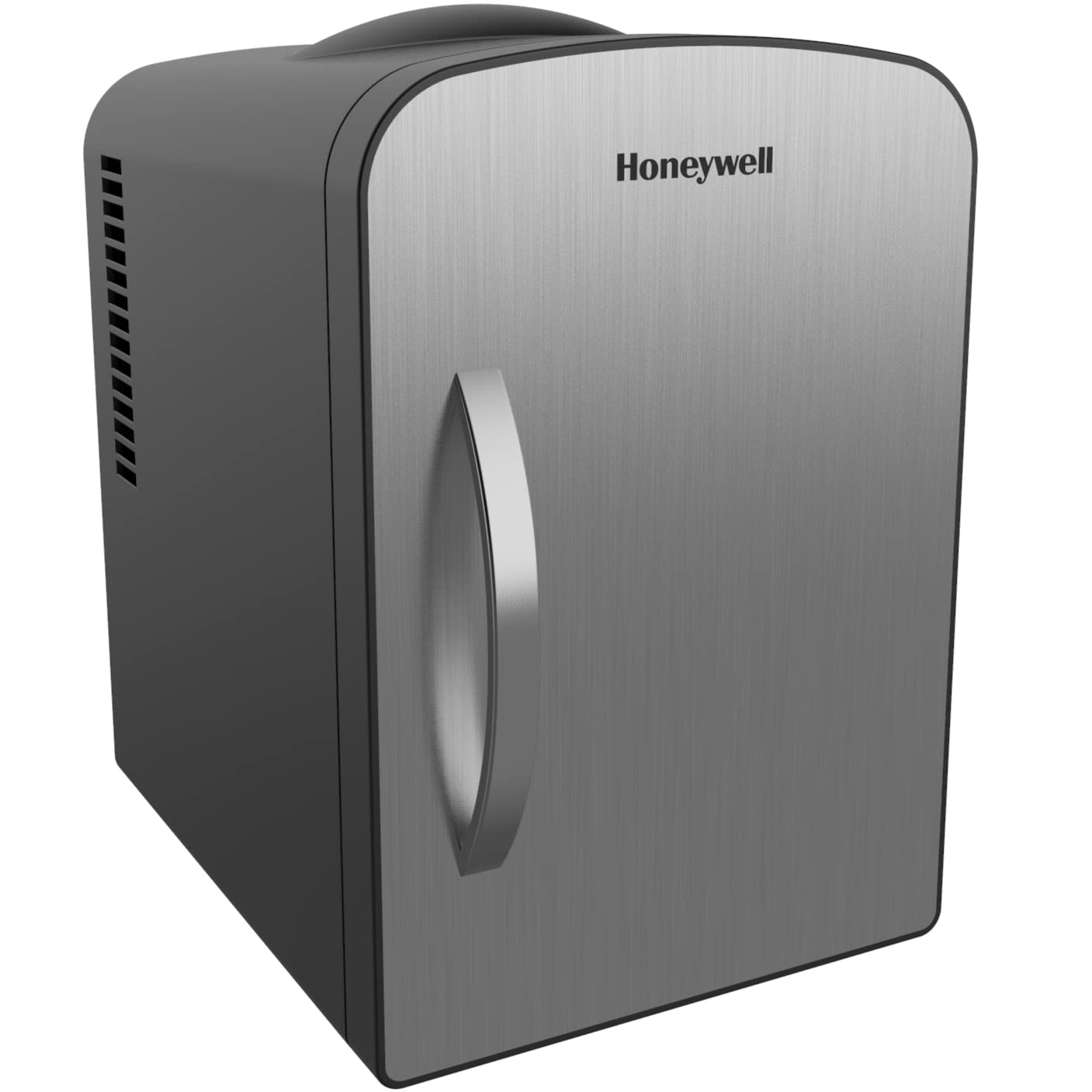 Honeywell 4L Mini Personal Fridge - Portable Cooler & Warmer for Skincare, Drinks, Snacks - Compact Storage Holds 6 Cans (12oz) - Perfect for Bedroom, Office, Dorm & Travel Use