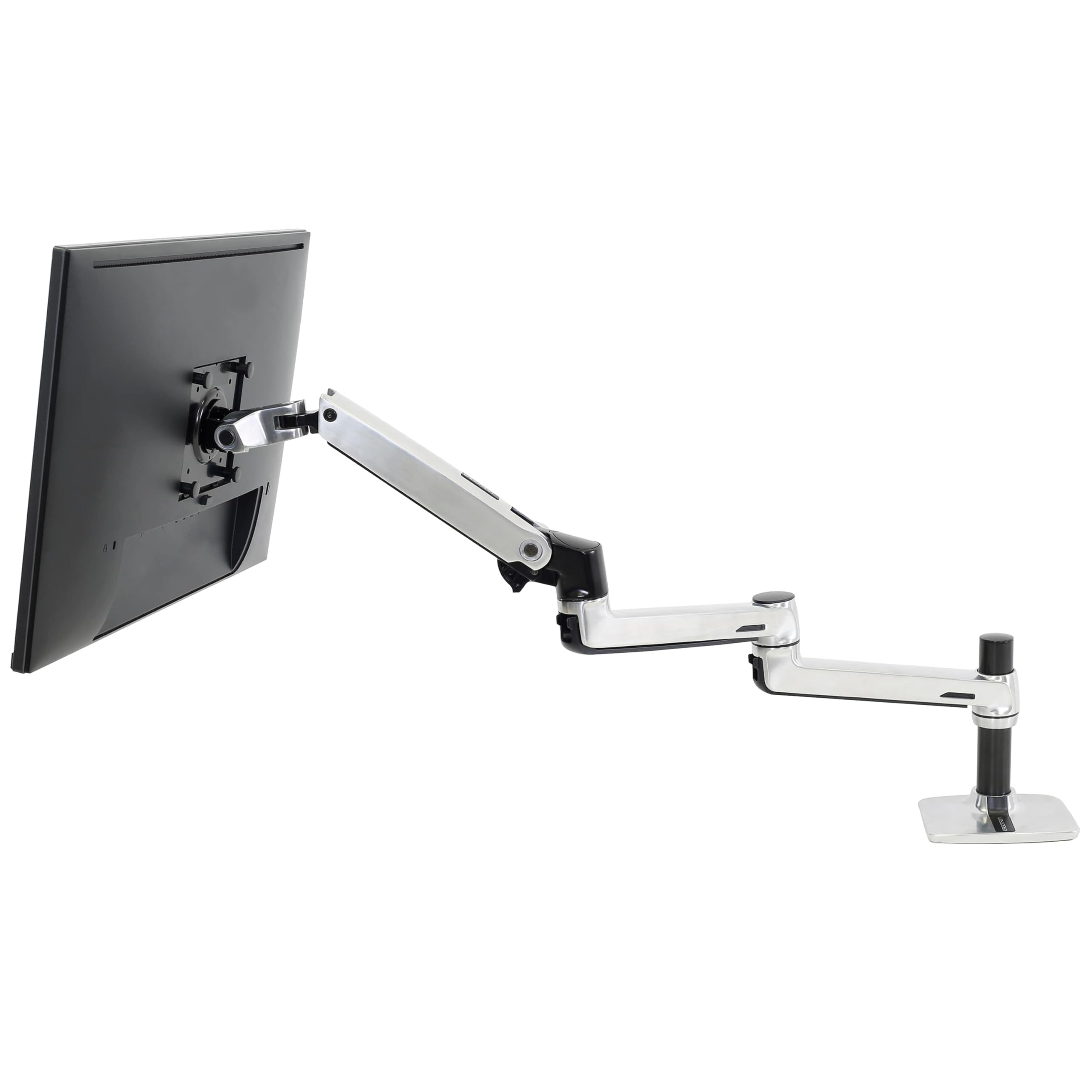 Ergotron LX Monitor Arm Extension - Aluminum Add-on for LX Desk & Wall Mounts | Compatible with LX Keyboard Arm | Perfect for Home Office & Workspace Setup