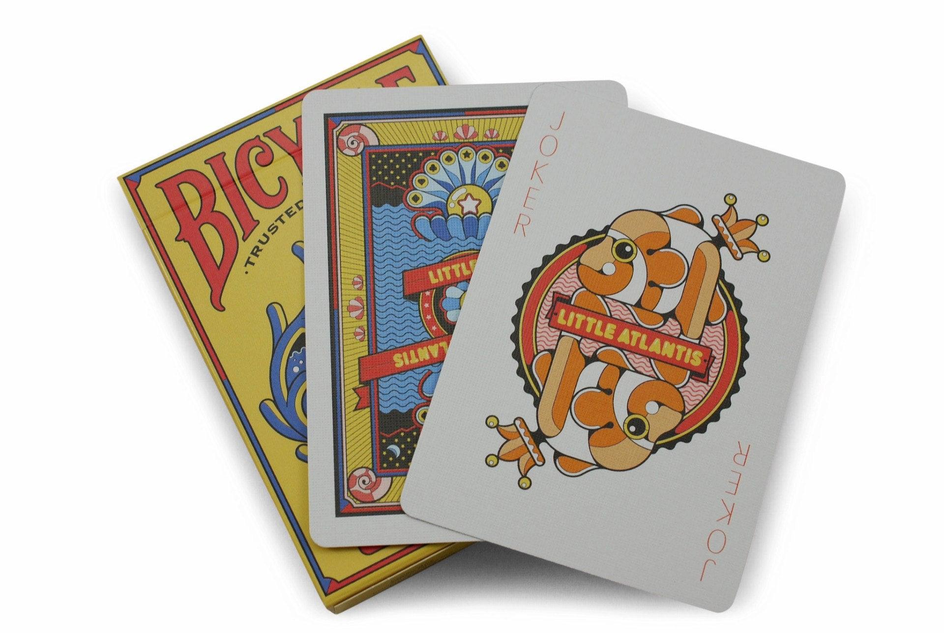 Bicycle® Little Atlantis Playing Cards - Premium Waterproof & Durable for Magic Tricks, Card Games, and Collecting - Perfect for Poker Nights, Travel, and Gift Giving