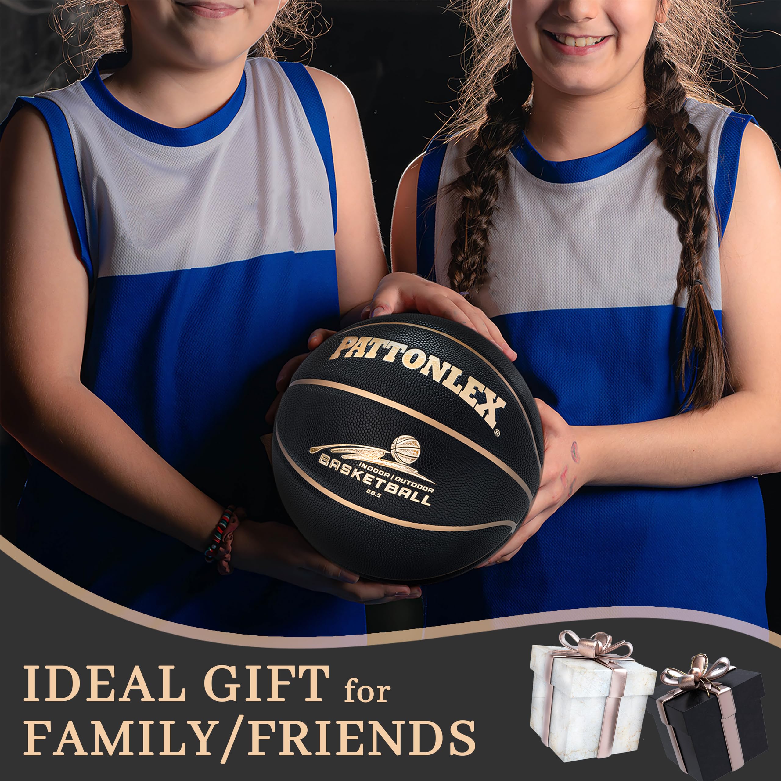Official Size 6 Leather Basketball 28.5