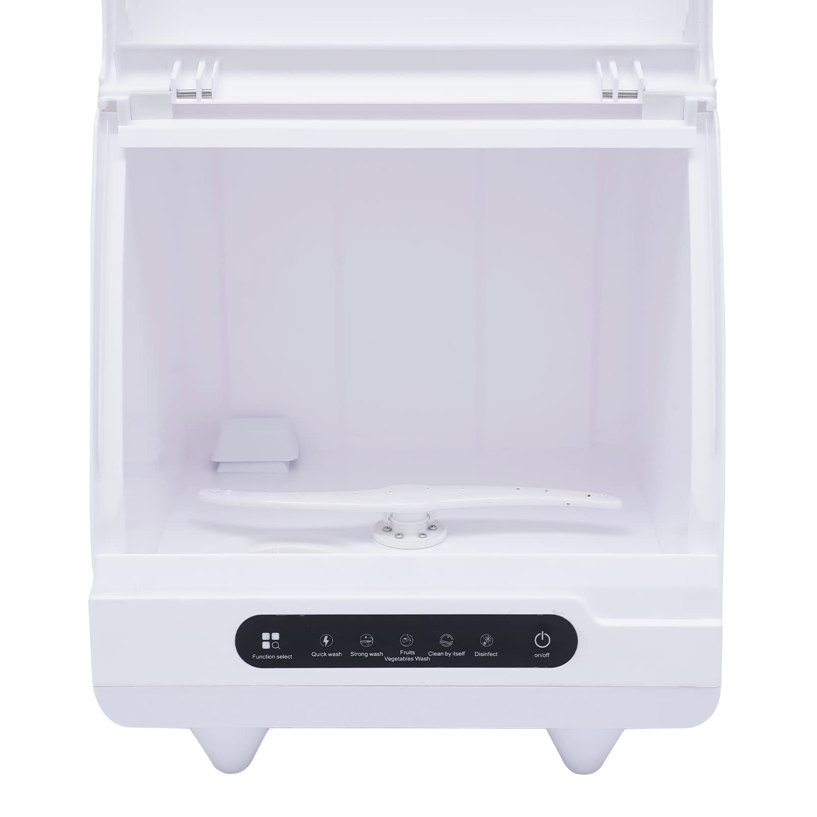 Portable Countertop Dishwasher - 1200W Mini RV Dishwasher with 5 Wash Programs, Compact Dishwashing Machine for Small Spaces - Perfect for Apartments, Dorms, Boats, Campers & Tiny Homes - Save Water & Energy While Washing Dishes Effortlessly