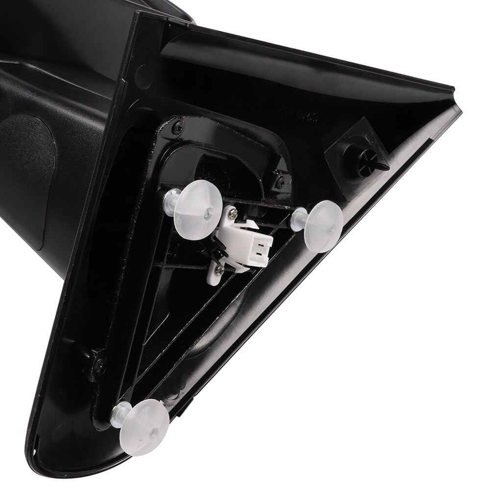 ECCPP Power Heated Towing Mirrors with Turn Signal - Replacement for Dodge Ram 1500/2500/3500 (2002-2008) - Manual Flip-Up Black Cover - Perfect for Towing Trailers & Heavy-Duty Hauling