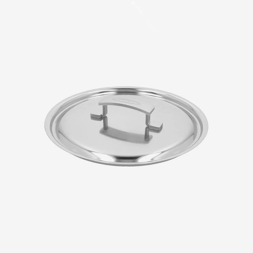 Demeyere 5.2L Stainless Steel Sauce Pot with Lid - Professional Grade Cookware for Home & Restaurant Use - Perfect for Sauces, Soups & Stews