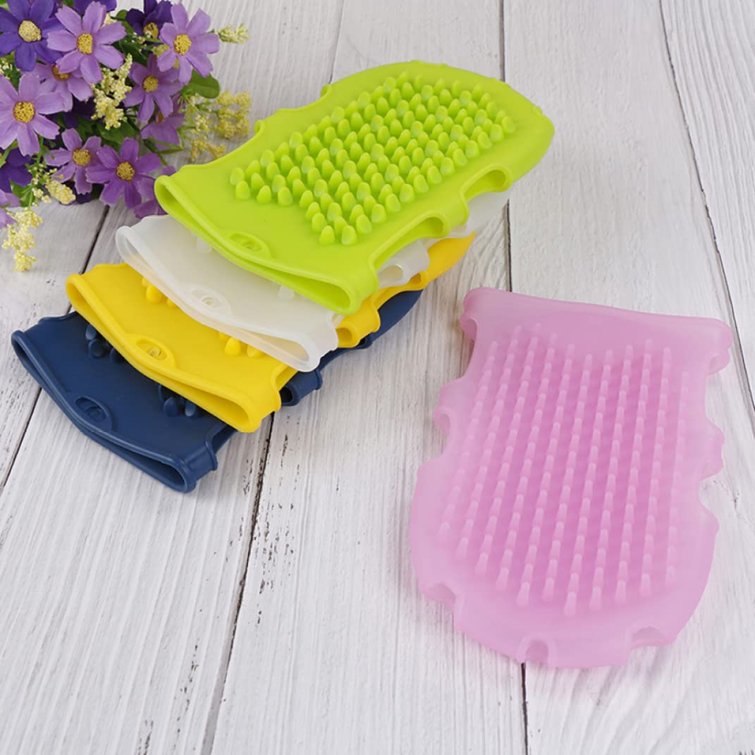 Sanfiyya Silicone Massage Brush - Slimming & Anti-Cellulite Body Scrubber, Exfoliating Gloves for Shower, Bath & Spa Relaxation - Perfect for Dry Brushing & Skin Care Routine