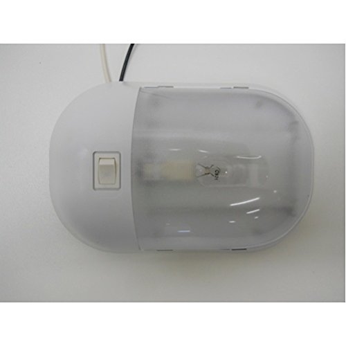 12V LED Dome Light with Switch for Trucks, Semis, Vans, RVs, Buses & Trailers - Durable Utility Interior Lighting for Cab, Cargo Area & Storage Spaces