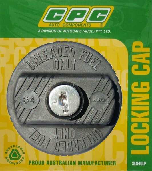 Universal CPC Locking Gas Cap - Compatible with VW, Honda, Hyundai, Kia, Mazda, Mitsubishi (Model SL84ULP) | Anti-Theft Fuel Tank Security for Cars, Trucks & SUVs