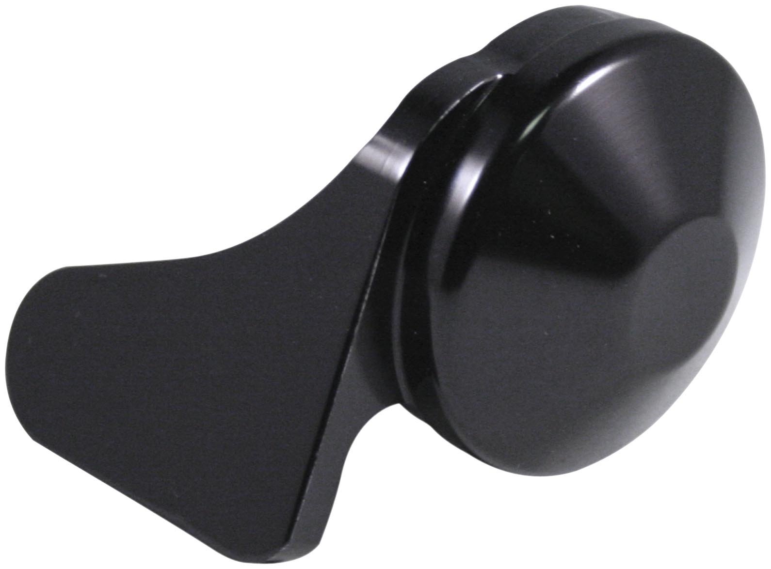 Air Cushioned Grips Throttle Boss Black - Comfortable Motorcycle Handlebar Accessories for Long Rides & Cruising
