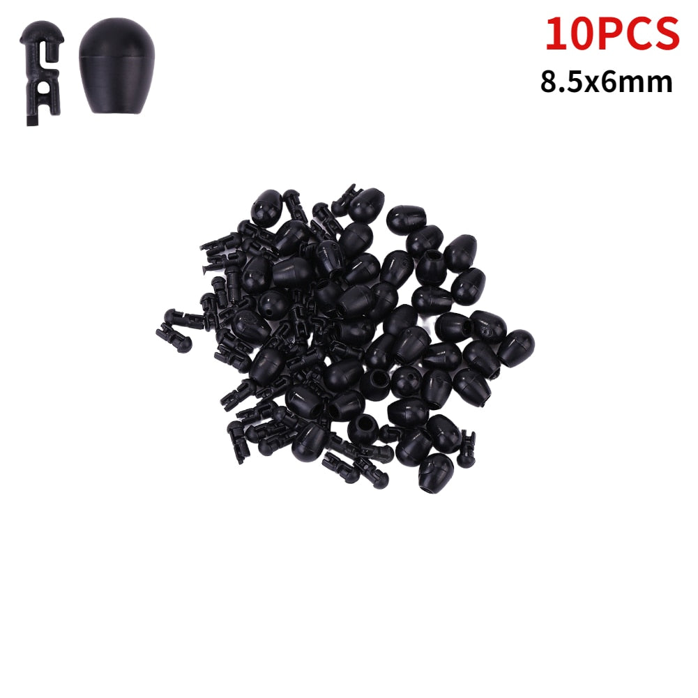 10pcs Green 8.5x6mm