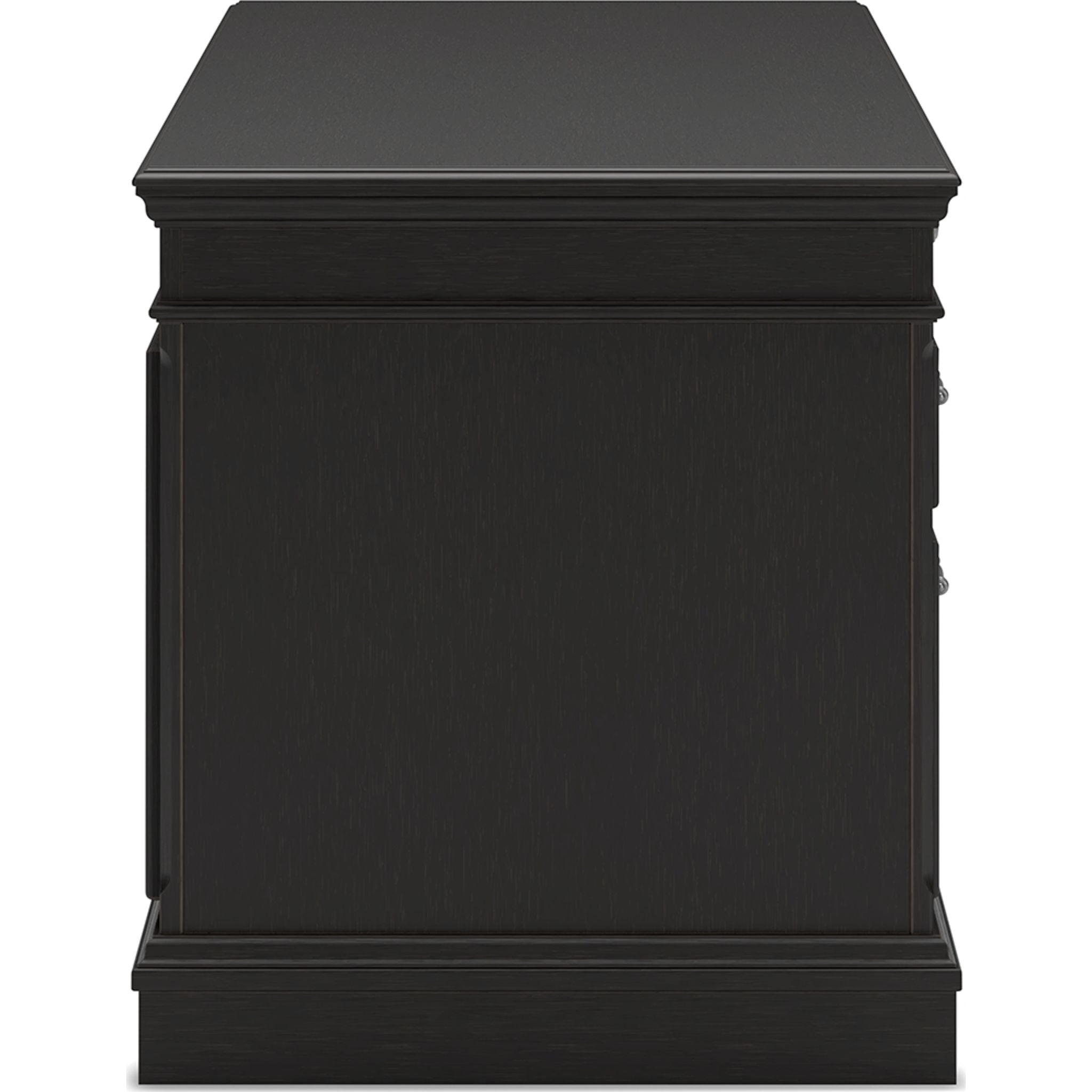 Beckincreek Black Modern Office Desk - Stylish & Durable Writing Desk for Home Office, Study, or Workspace