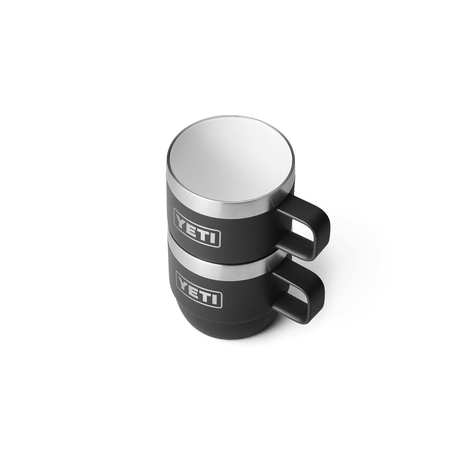 YETI Rambler 6 oz Stackable Stainless Steel Vacuum Insulated Coffee Mug - 2 Pack for Espresso, Hot & Cold Drinks - Perfect for Camping, Office & Travel