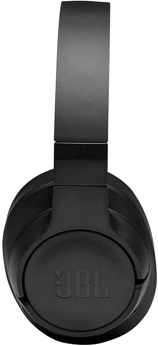 JBL Tune 760NC Wireless Bluetooth Over-Ear Headphones with Active Noise Cancellation, Lightweight Foldable Design - Bulk Packaging (Renewed, Black) - Perfect for Travel, Commuting & Office Use