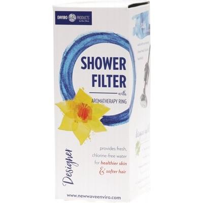 ENVIRO PRODUCTS Premium Chrome Shower Filter for Hard Water - Removes Chlorine & Impurities - Ideal for Dry Skin & Hair Care - Perfect for Bathrooms & Spas