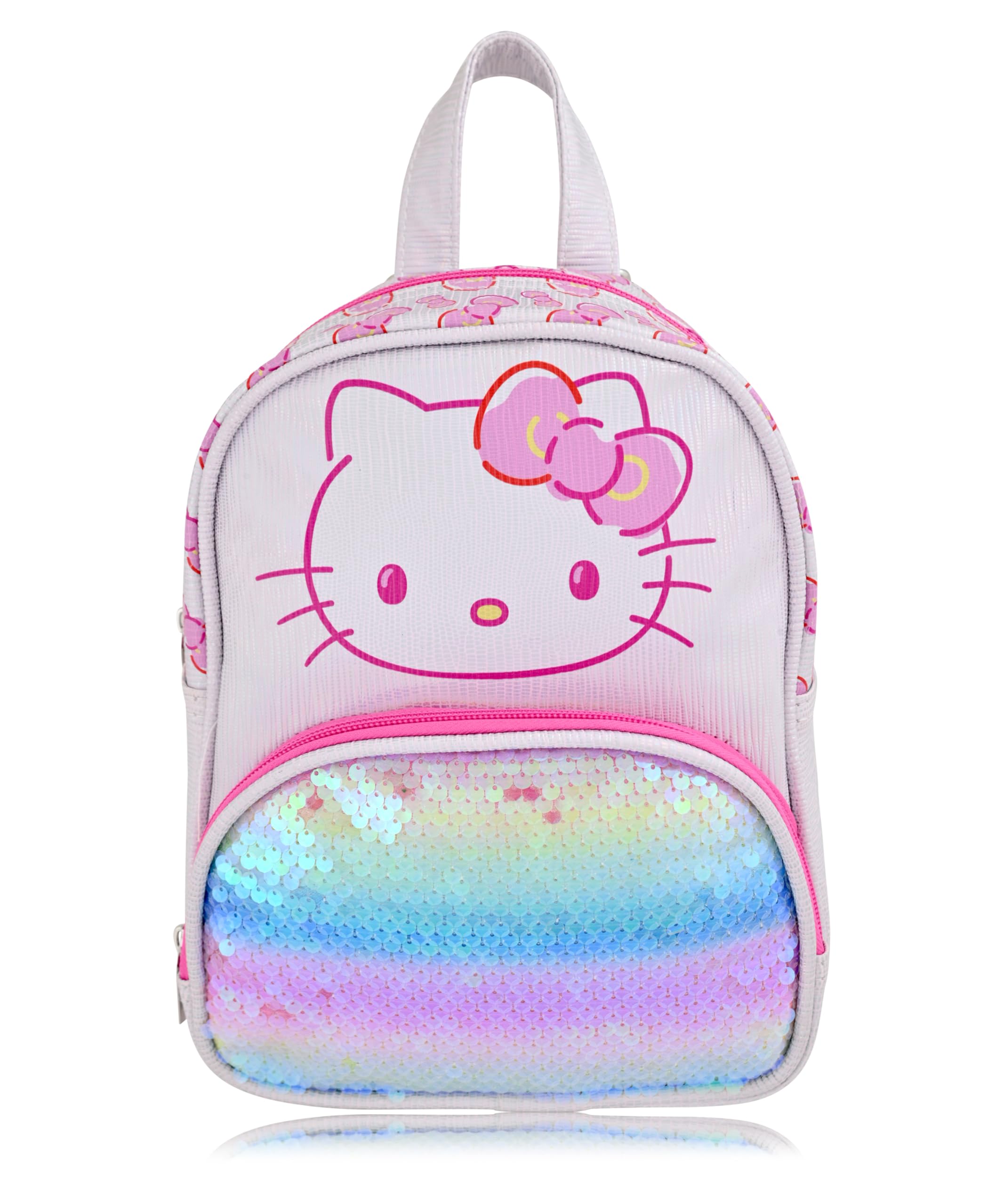 Sanrio Hello Kitty Sequined Mini Backpack Purse for Girls, Boys & Toddlers - Cute Kids Backpack with Shoulder Straps - Perfect for School, Travel & Birthday Gifts | Hello Kitty Accessories Collection