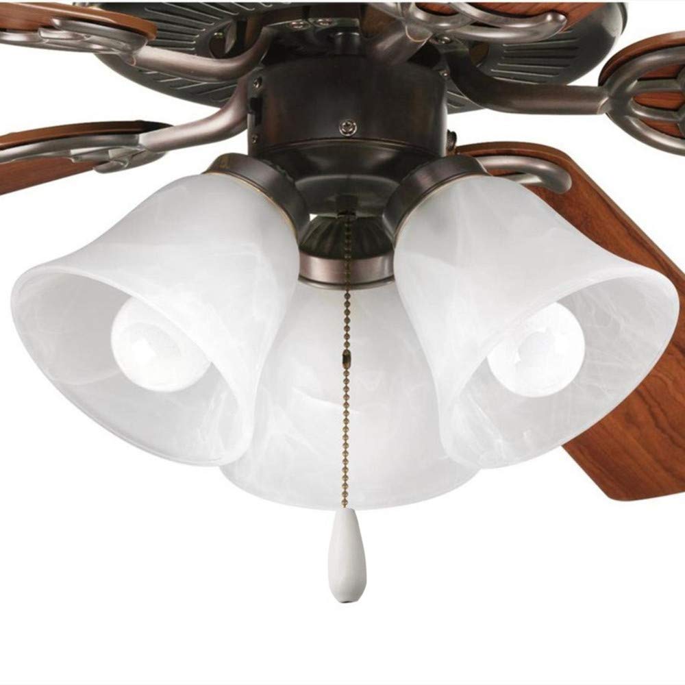 4 Pack White Wooden Ceiling Fan Chain Pulls - Ceiling Light Fan Chain Extension for Easy Control | Perfect for Bedroom, Living Room & Office