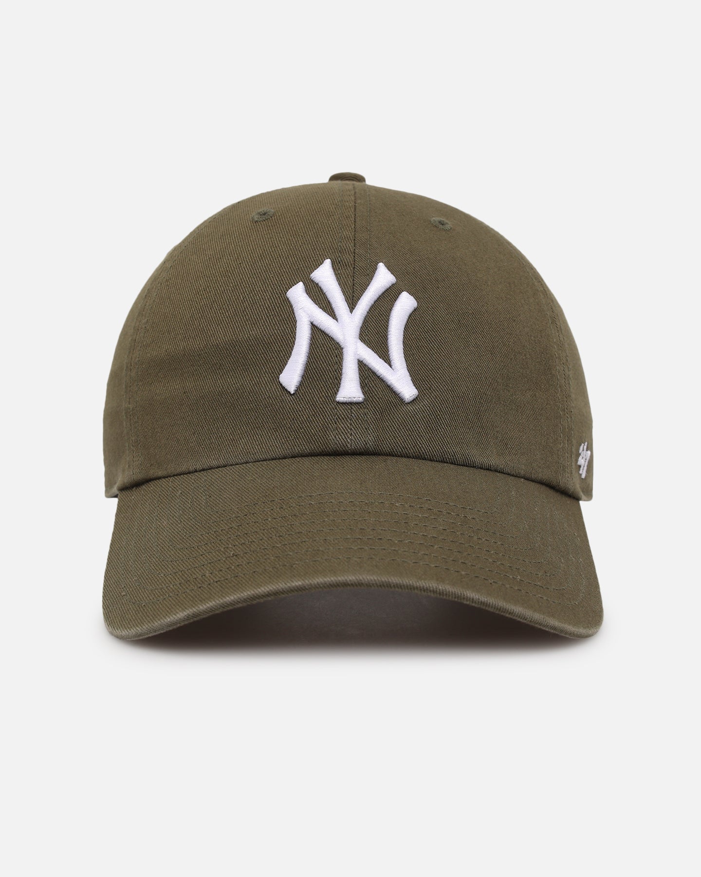 47 Brand New York Yankees 'Yankees Colour Wheel' 47 Clean Up Adjustable Strapback Hat - Sandalwood Wooden Accent for Baseball Fans & Streetwear Fashion