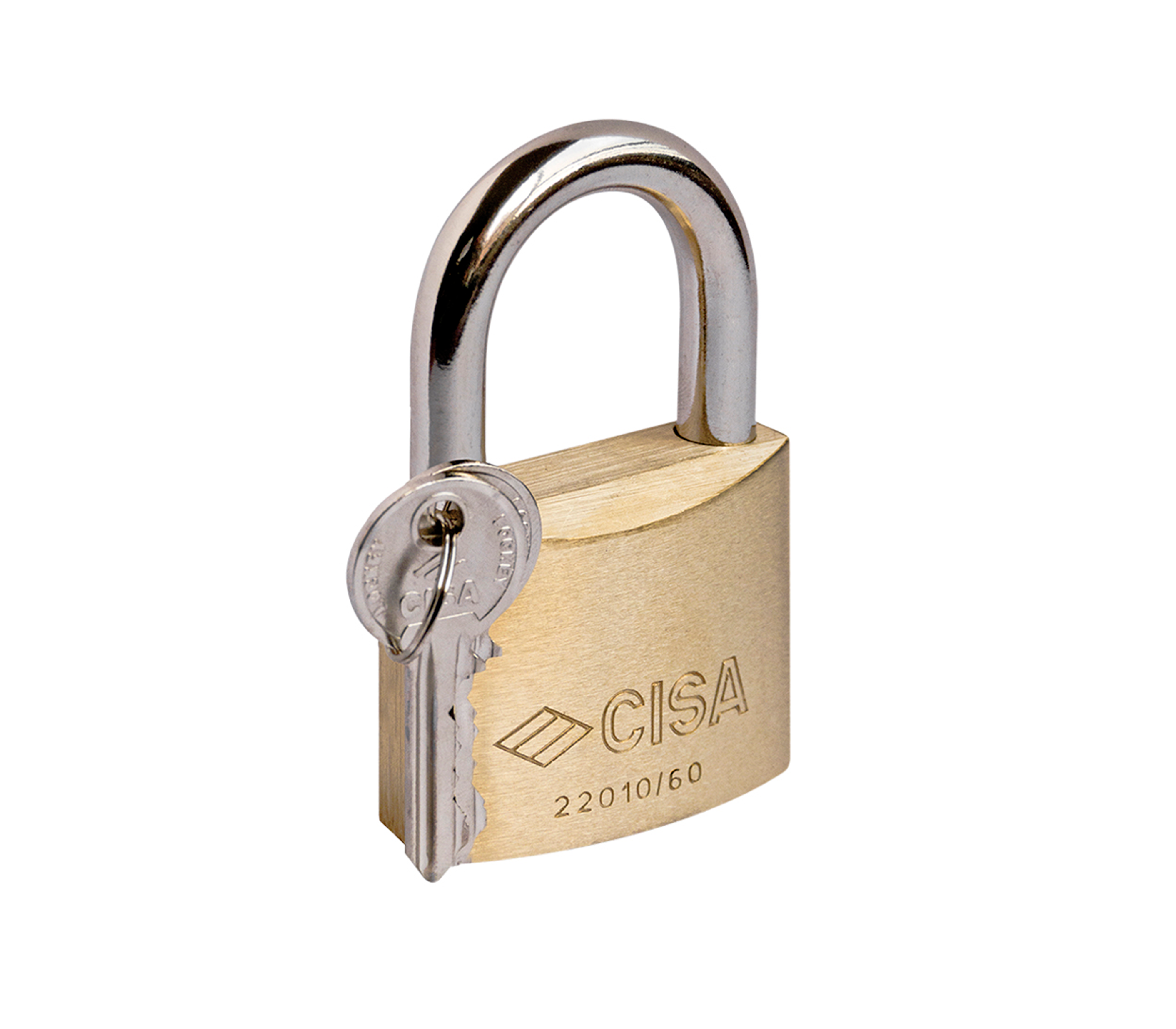 High Security Brass Padlock with CISA Arc - Ideal for Lockers, Gates, Storage Units & Outdoor Use