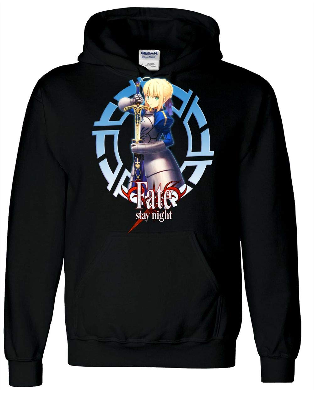 Fate Stay Night Anime Hoodie - Stylish Unisex Zip Up Sweatshirt for Cosplay, Casual Wear & Anime Fans | Official Merchandise
