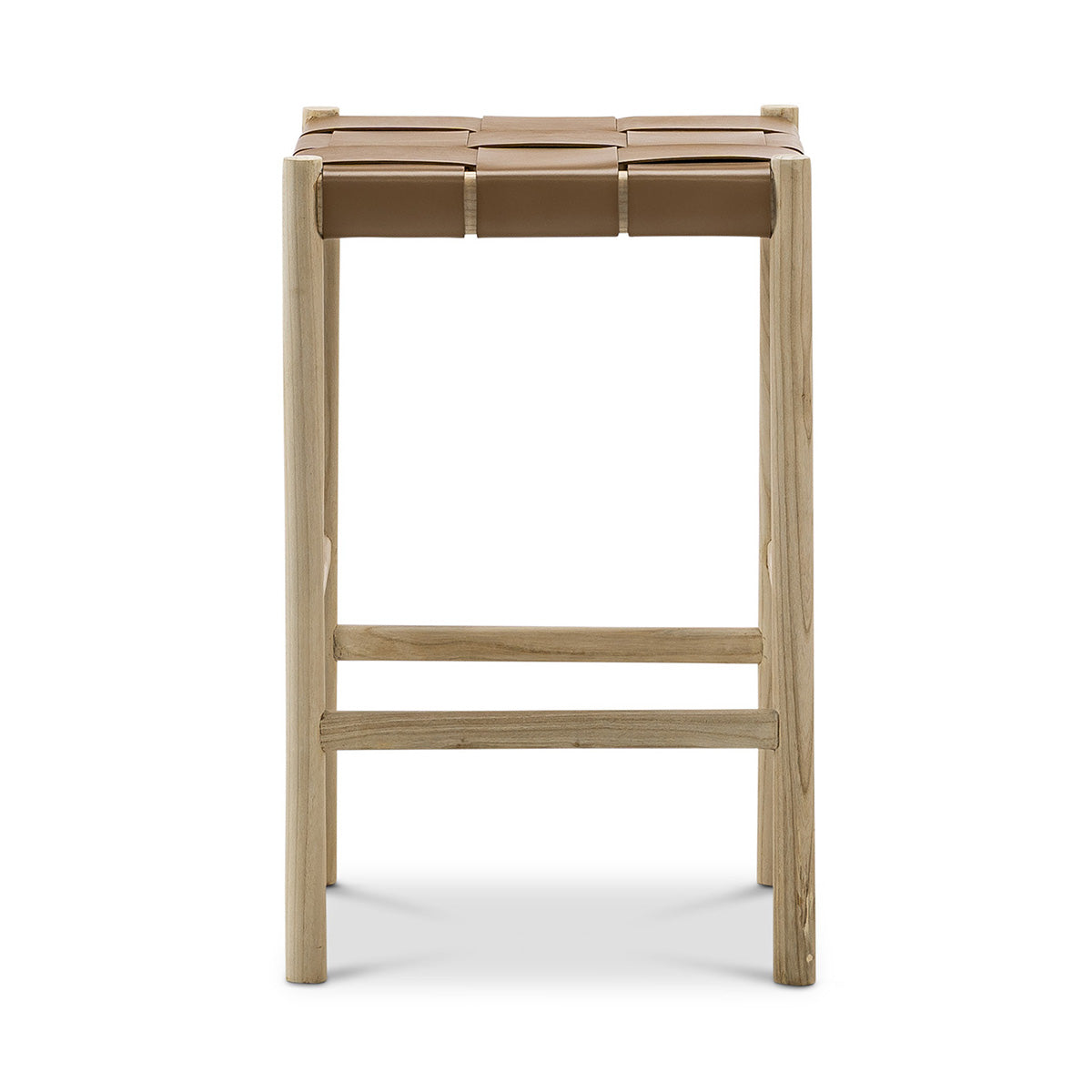 Layne Counter Stool - Modern Kitchen Bar Stools with Metal Frame & Cushioned Seat, 24