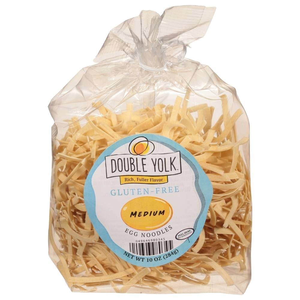 Original Gluten Free Homestyle Noodles - Double Yolk Egg Pasta (2 Pack, 10oz Each) | Authentic Asian Style for Soups, Stir Fry & Family Meals