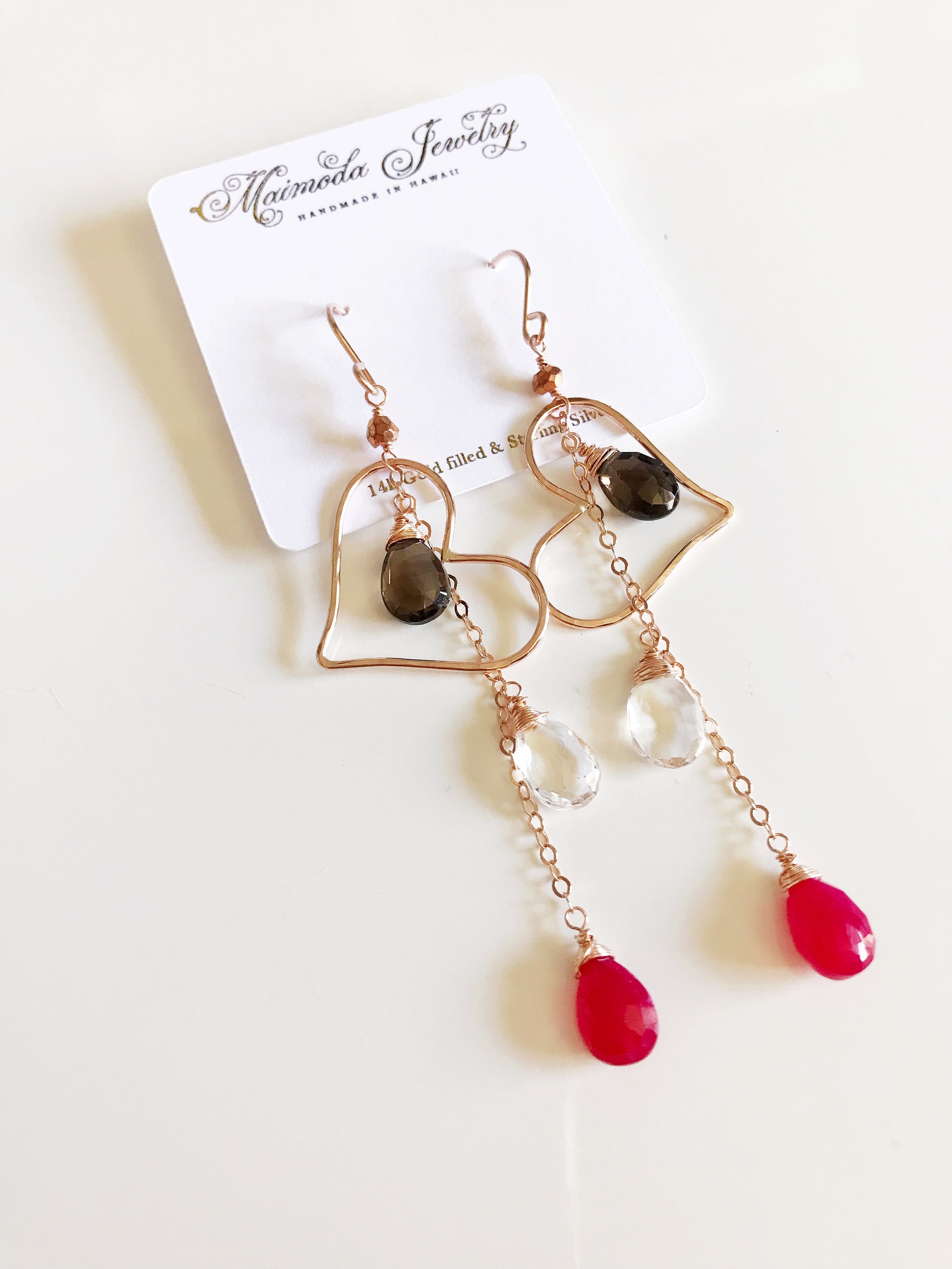 Aiko E142 Elegant Dangle Earrings for Women - Perfect for Parties, Weddings & Everyday Wear