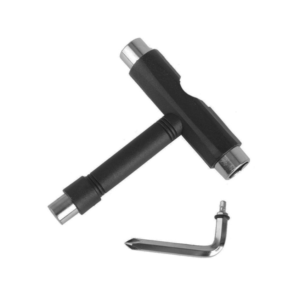 Skateboard T-Tool - All-in-One Skateboard Multi-Tool for Adjusting Trucks, Wheels & Bearings - Perfect for Skateboard Maintenance & Repair at Home or Park