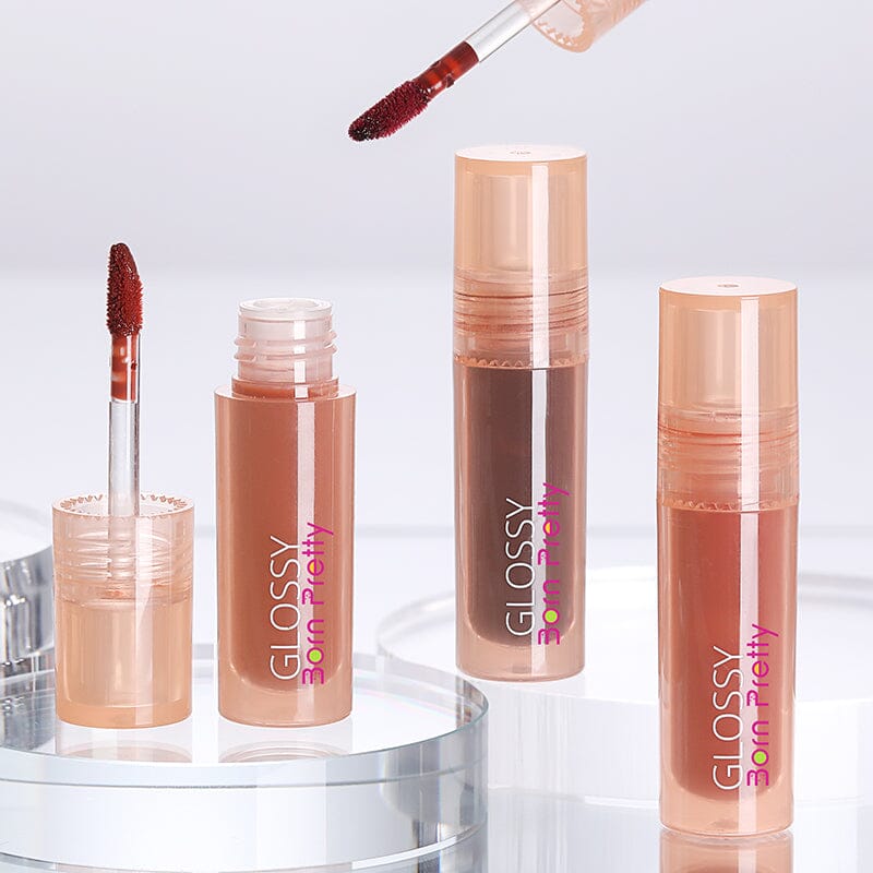 Born Pretty Jelly Glossy Lip Tint - Long Lasting Hydrating Lip Stain with High Shine, Vegan & Cruelty Free - Perfect for Daily Wear, Date Night & Special Occasions