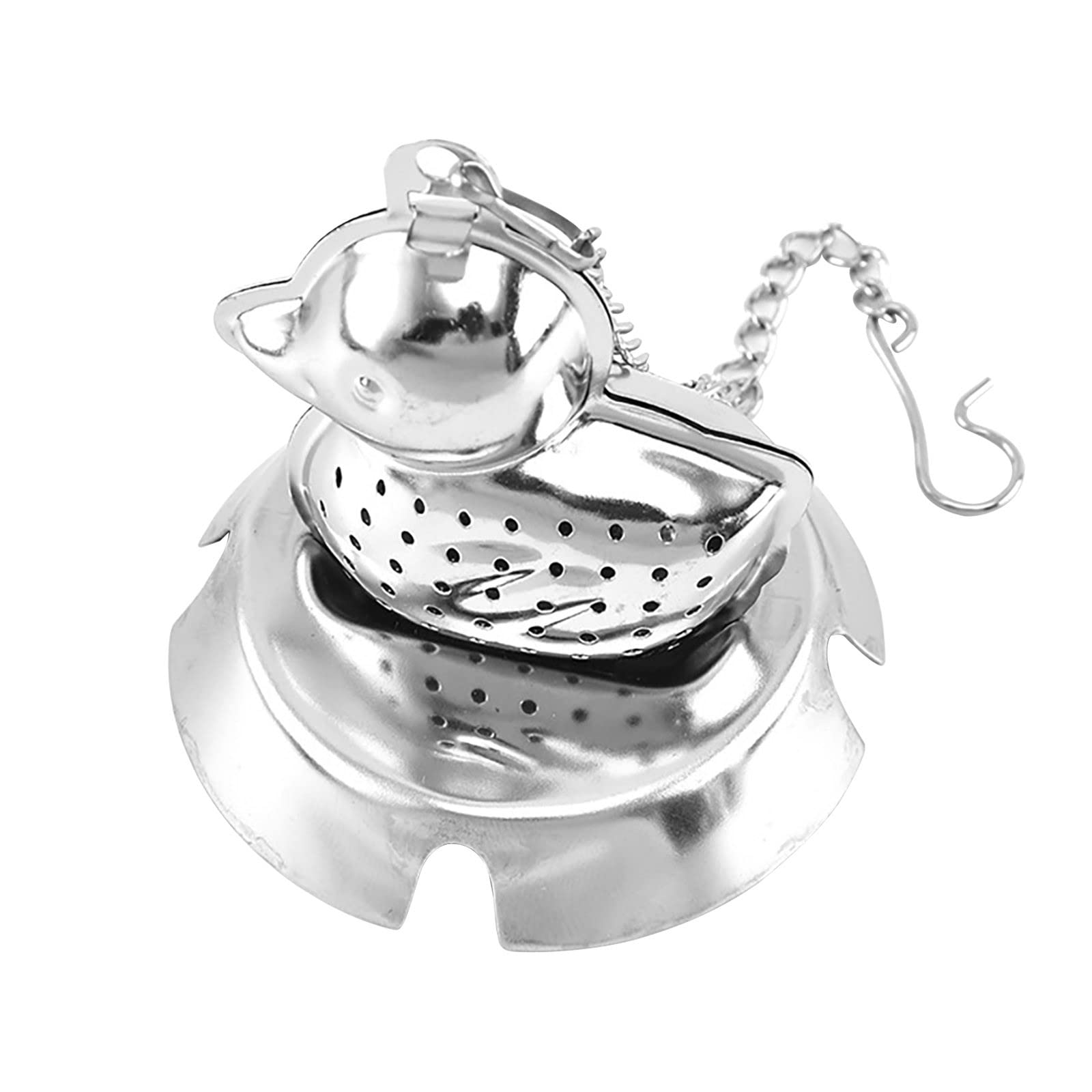Premium Stainless Steel Tea Infuser - Cute Animal-Shaped Tea Filter Ball with Hanging Chain | Perfect Gift for Tea Lovers | Ideal for Loose Leaf Tea Brewing at Home, Office or Travel