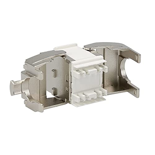 CAT.8 Ethernet Connectors RJ45 Toolless Shielded Keystone Jack - 2 Pack - High-Speed Network Installation for Home & Office Use