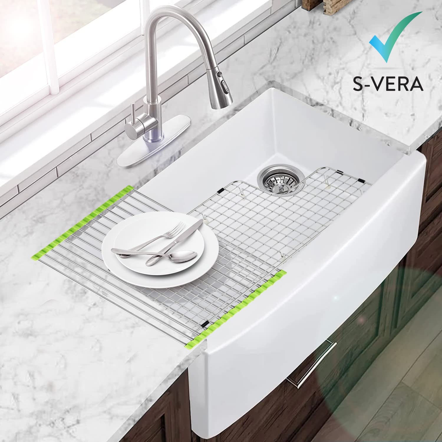 Kohler Sink Rack Compatible with K 6488 & K 6489 - Whitehaven Sink Protector with 21