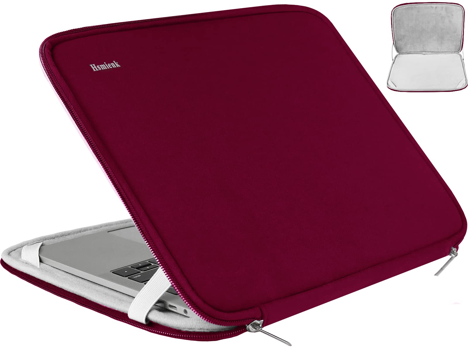 15.6 Inch Shockproof Laptop Case - Durable Protective Cover with Flip Design for HP, ASUS, Lenovo, Acer Notebooks & Ultrabooks | Perfect for Work, School & Travel (Red)