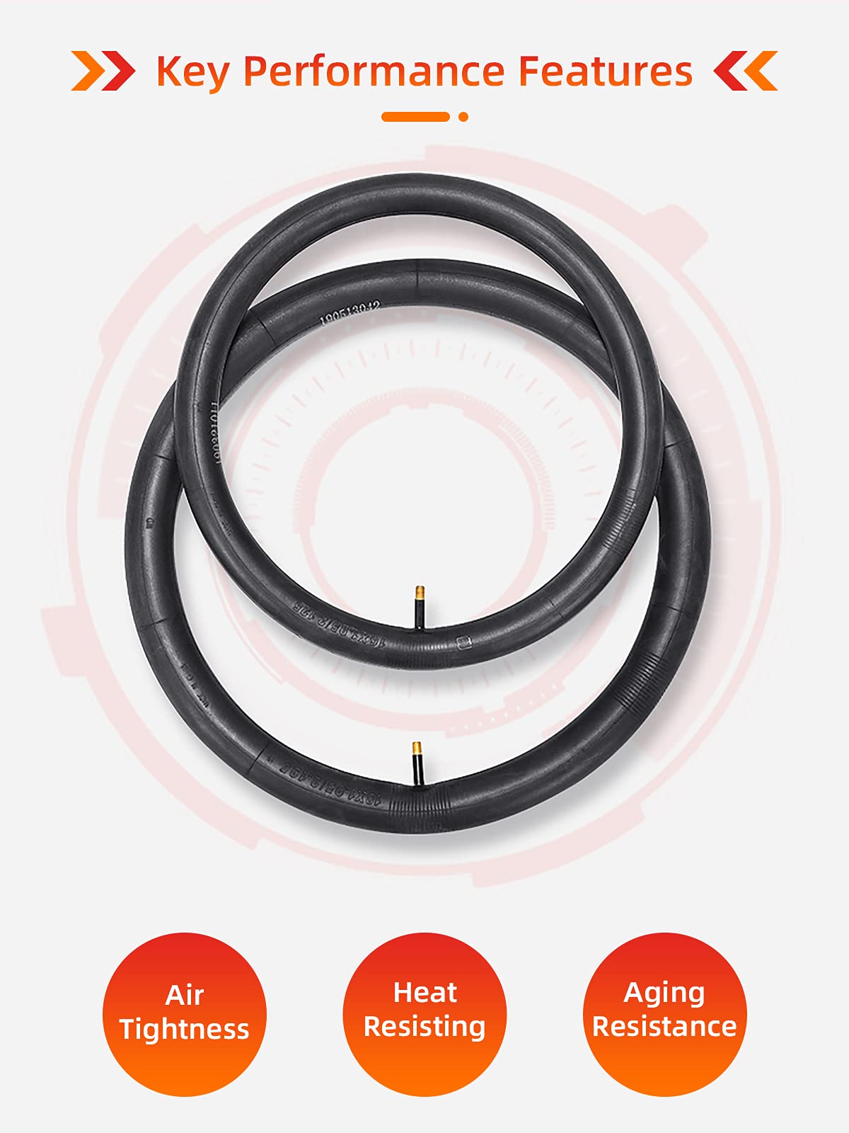 DRBIKE Bike Inner Tubes for Kids & Adult Bicycles - 12