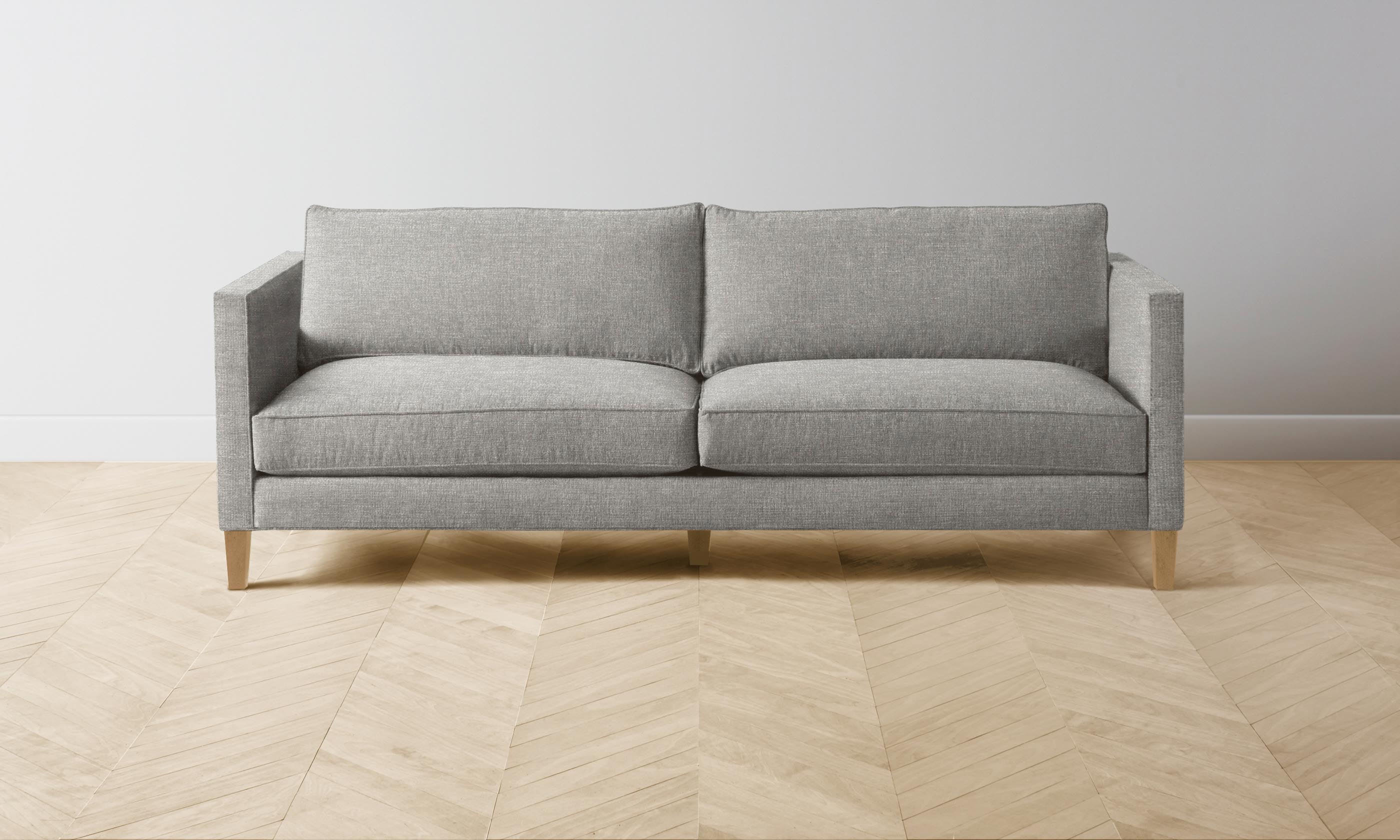 Premium Crosby Sectional Sofa in Merino Granite Fabric - Modern Comfort for Living Room, Lounge & Family Gatherings