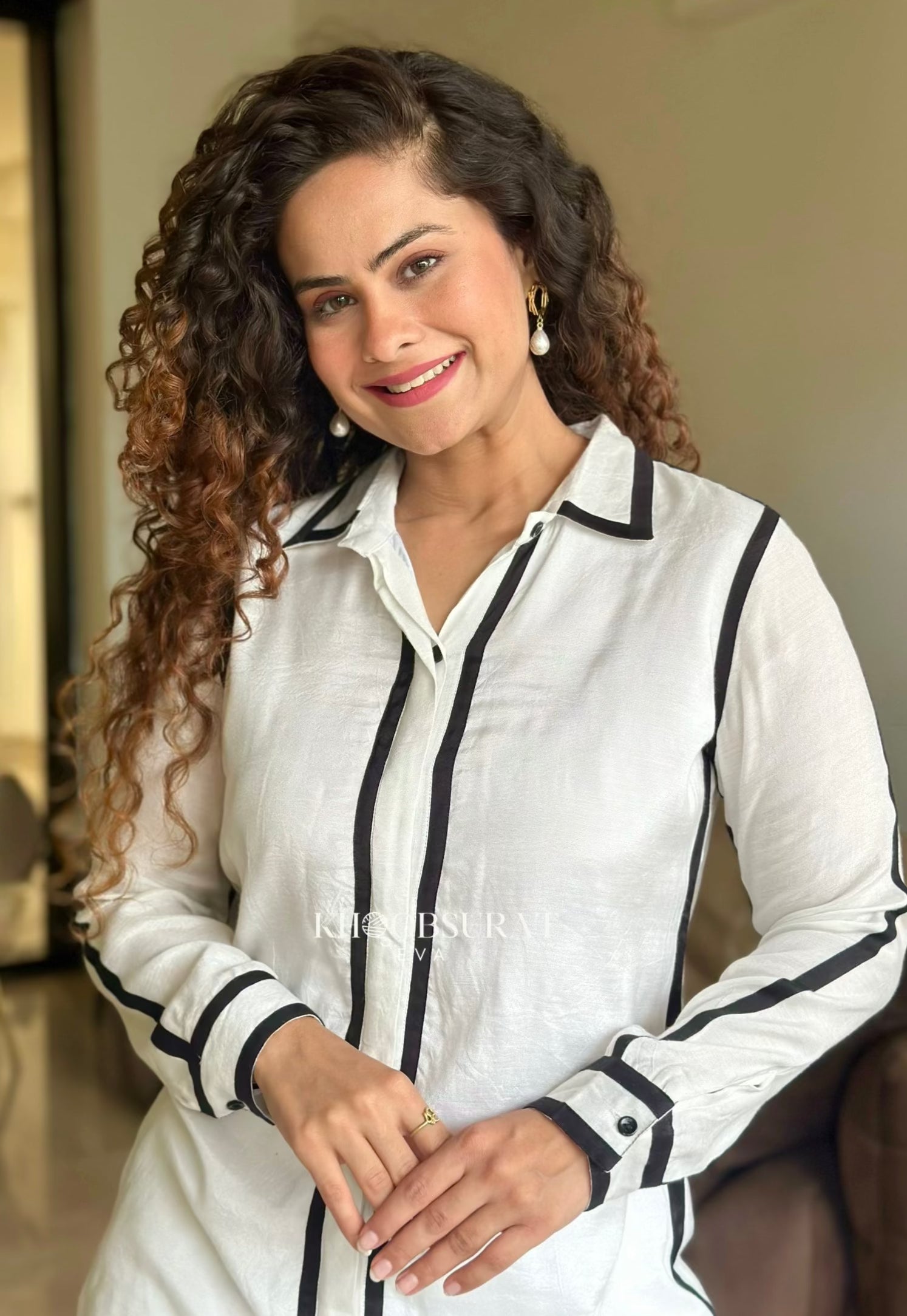 Chandni Charm White CoOrd Set for Women - Stylish Matching Outfit for Casual Wear, Parties & Festivals | Trendy Two-Piece Set for Summer & Spring