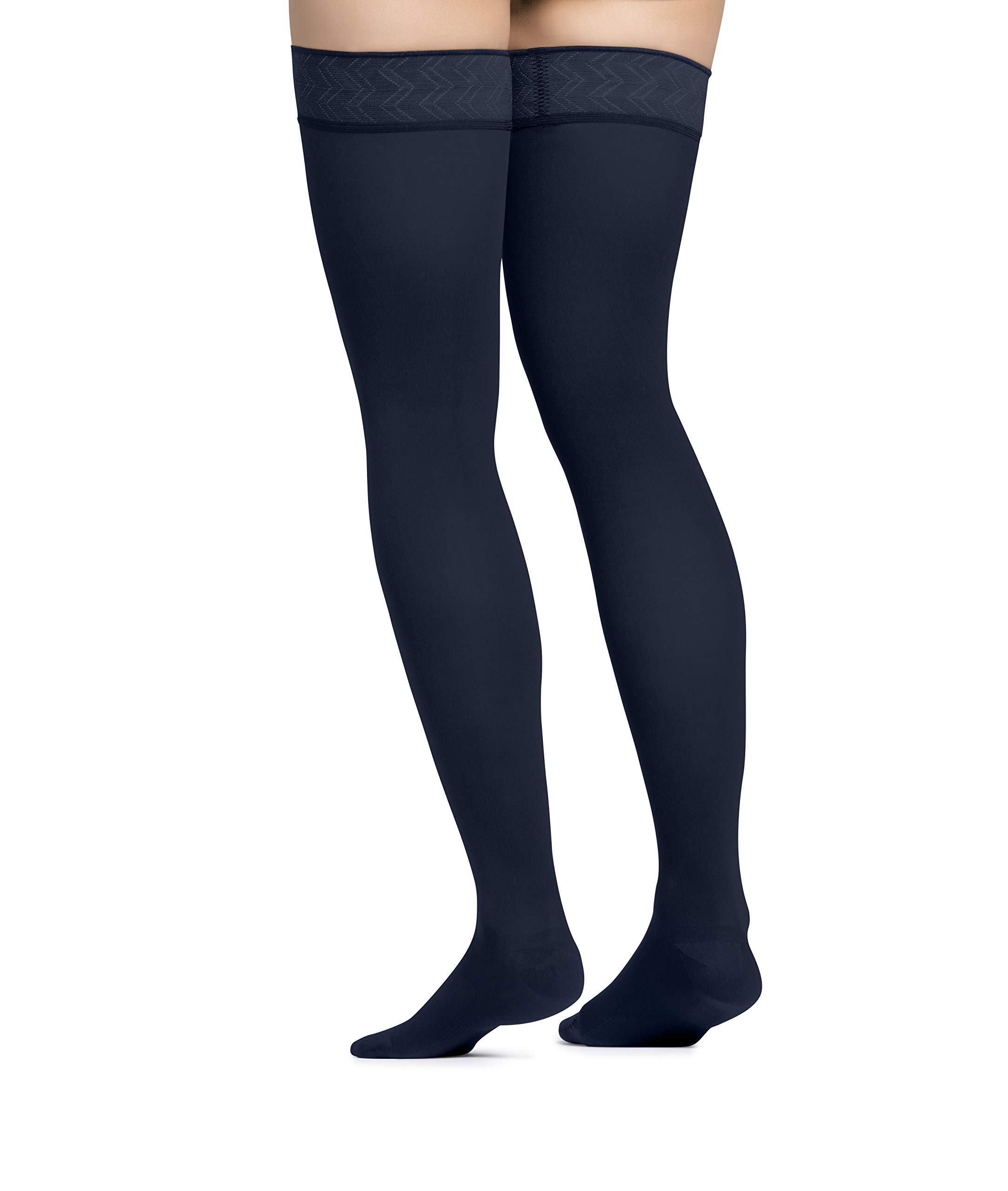 JOBST Maternity Compression Stockings 20-30 mmHg Firm Support - Opaque Thigh High Stockings for Pregnancy Swelling & Varicose Veins Relief - Perfect for Work, Travel & Everyday Comfort During Pregnancy
