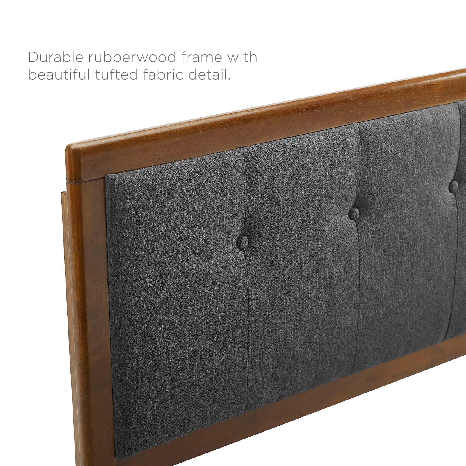 Stylish Willow Wood Platform Bed with Splayed Legs - Modern Bedroom Furniture for Home Decor | Perfect for Master Bedroom, Guest Room & Apartment Living