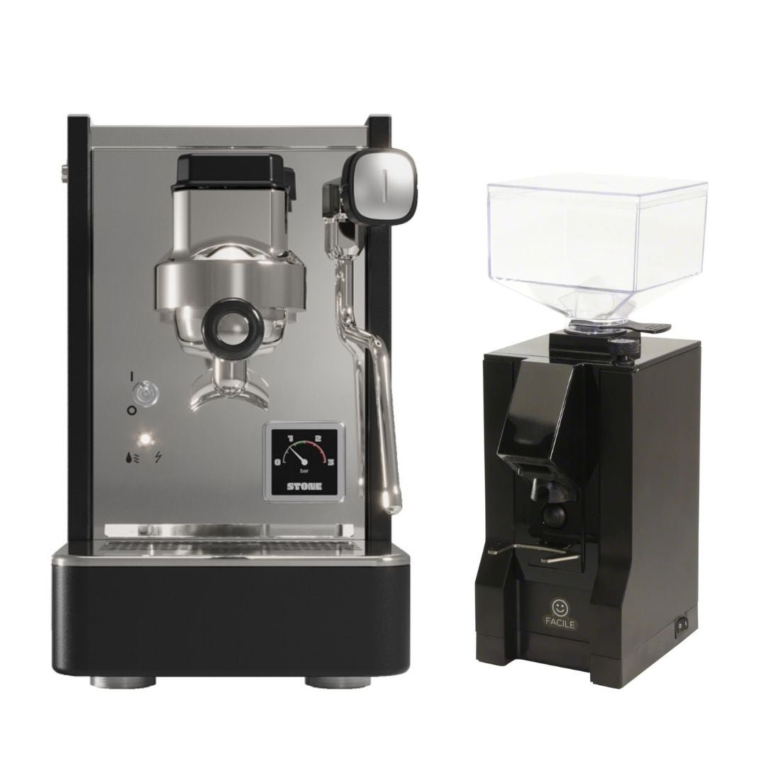 Eureka Mignon Facile Espresso Grinder - Premium Coffee Grinder for Home Baristas, Fast & Quiet, Durable Stainless Steel Burrs - Perfect for Espresso, French Press, and Pour Over Coffee Brewing