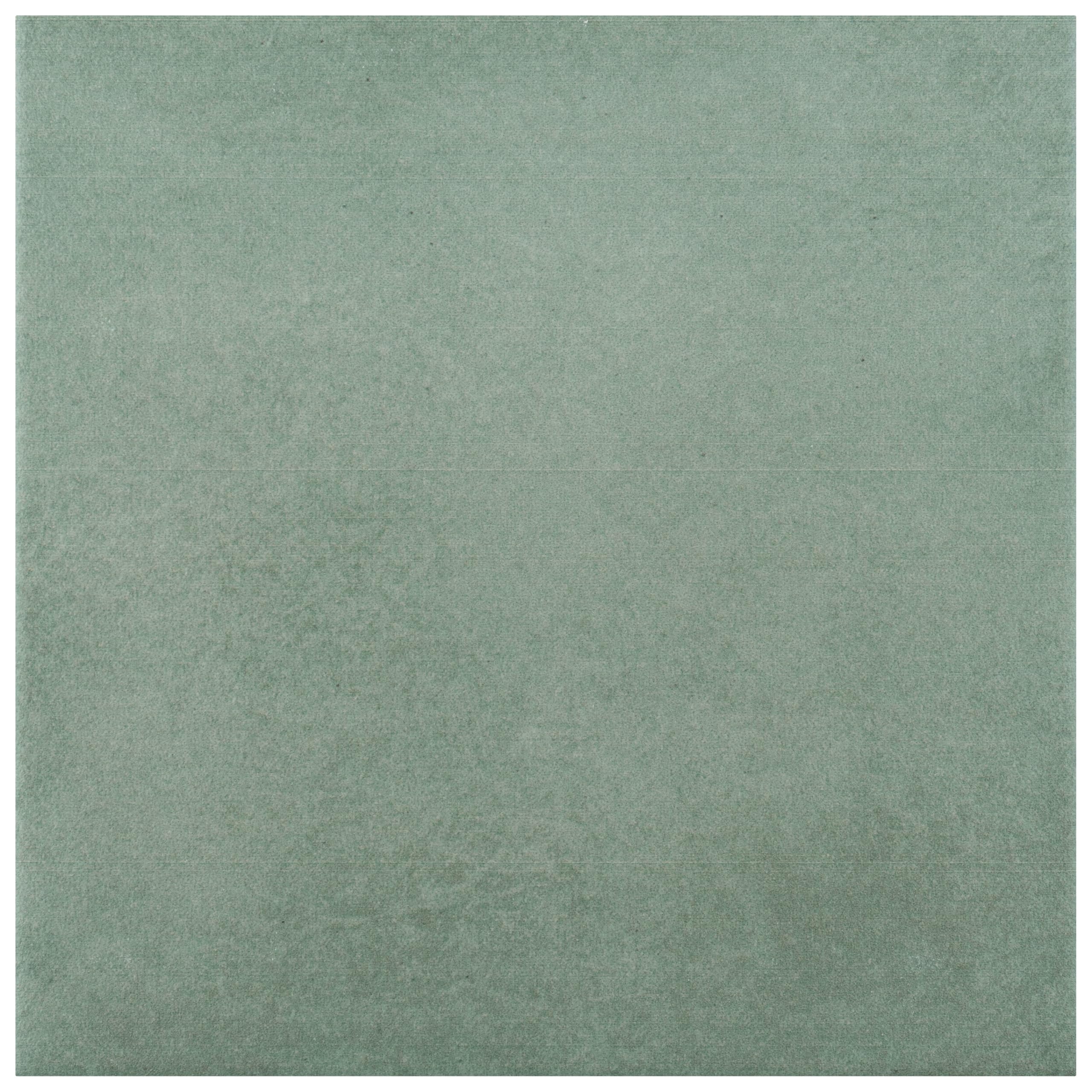 Merola Tile Matter Green 6x6 Inch Porcelain Floor and Wall Tile - Perfect for Kitchen Backsplash, Bathroom & Shower Walls