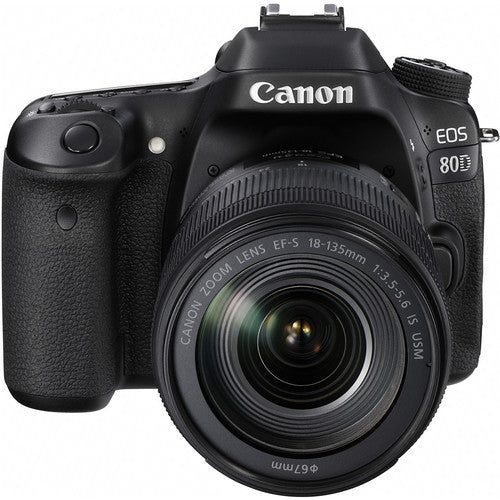 Canon EOS 80D 24.2MP DSLR Camera with EF-S 18-135mm IS USM Lens - Professional Photography & Videography Kit for YouTube, Vlogging, Travel & Portrait Shooting