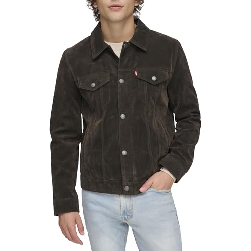 Dark Brown Faux Suede