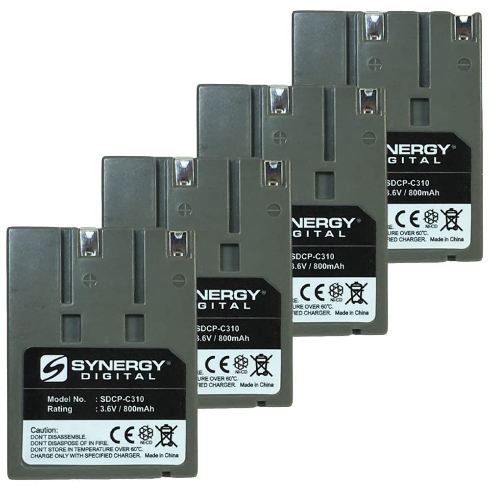 Avaya 3910 Cordless Phone Battery Combo Pack - 4 x UL990 Replacement Batteries for Home & Office Phones | Long-Lasting Power Solution