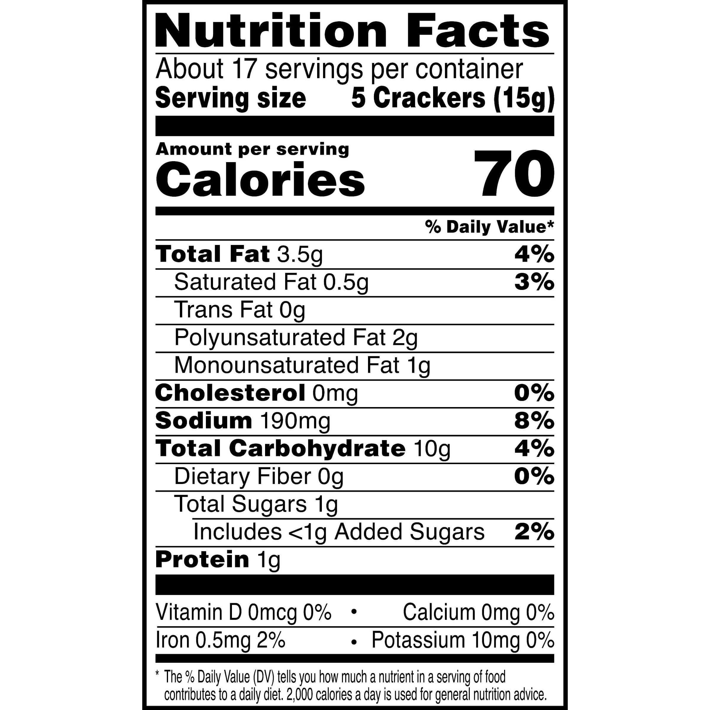 Town House FlipSides Oven Baked Crackers - Original Flavor 9.2oz Box | Crunchy Snack Crackers for Lunch, Parties & On-the-Go | Perfect with Dips, Cheese & Charcuterie Boards