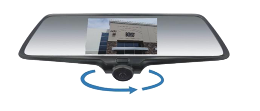BOYO VTR50M Rear View Mirror with 5