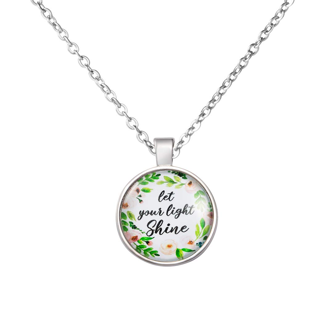 Christian Necklace for Women - Religious Bible Verse Jewelry Gift for Girls & Women | Perfect for Church, Baptism, Weddings & Daily Faith Wear