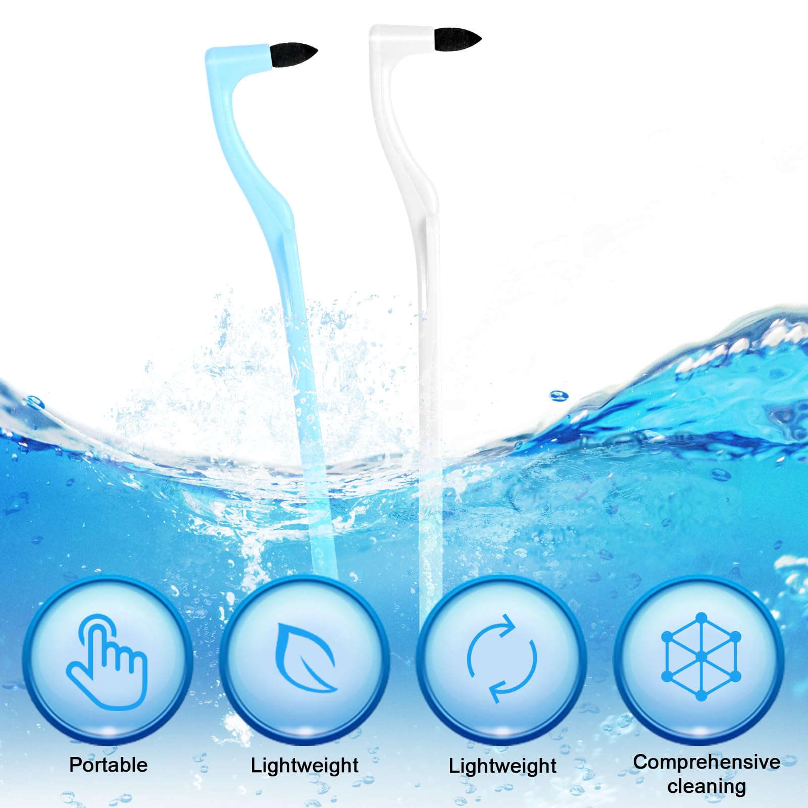 Professional Sibba Tooth Stain Eraser Kit - 8Pcs Dental Stain Remover Tools with Tartar Scraper & Brush for Teeth Whitening & Oral Care | Perfect for Home Dental Hygiene & Travel