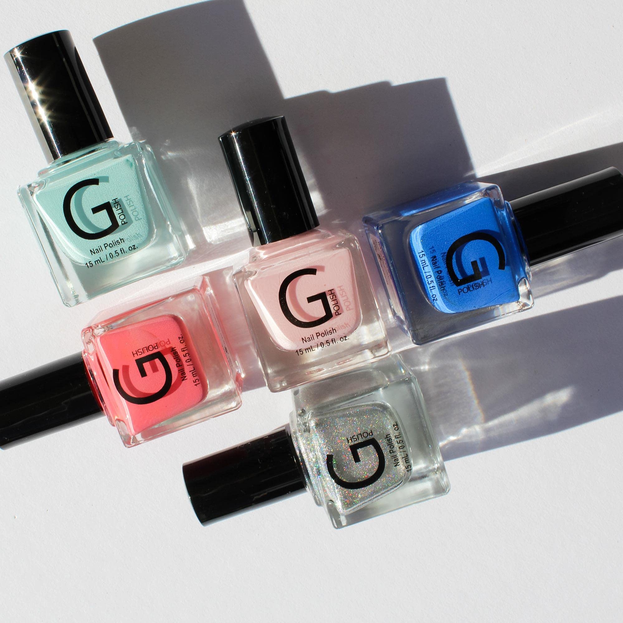 California Collection Nail Polish Set - Non-Toxic 9-Free Vegan Cruelty-Free Clean Beauty Nail Polish Gift for Teens & Adults | Perfect for Parties, Holidays & DIY Manicures at Home