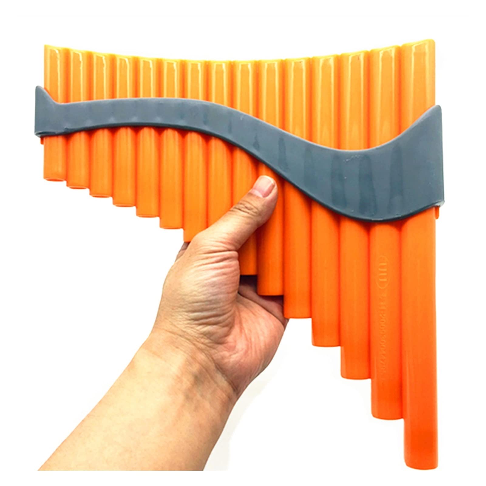 Professional 15-Pipe ABS Pan Flute in G Key - Handmade Folk Musical Instrument for Performances, Meditation & Relaxation | Perfect for Musicians, Beginners & Music Lovers