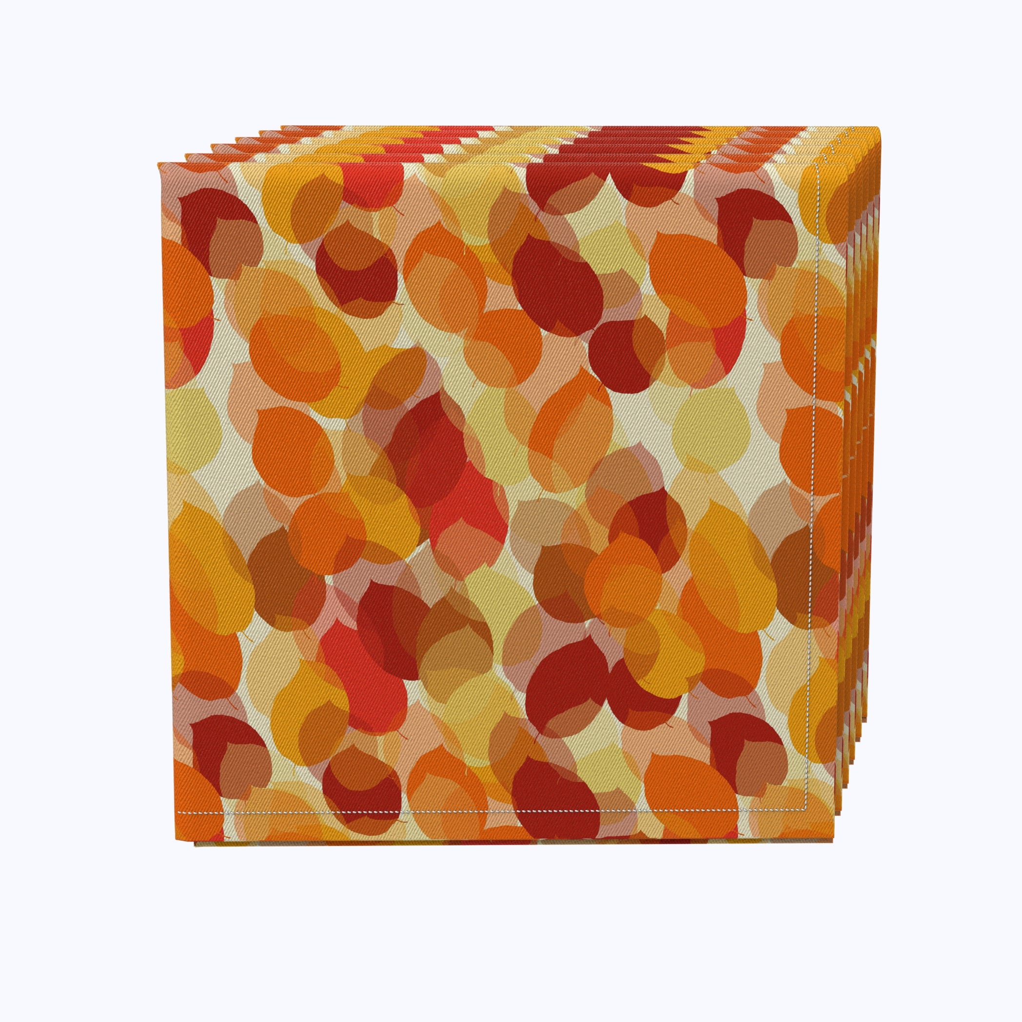 Fall Abstract Leaf Design Paper Napkins - Perfect for Thanksgiving, Autumn Parties & Seasonal Table Decor
